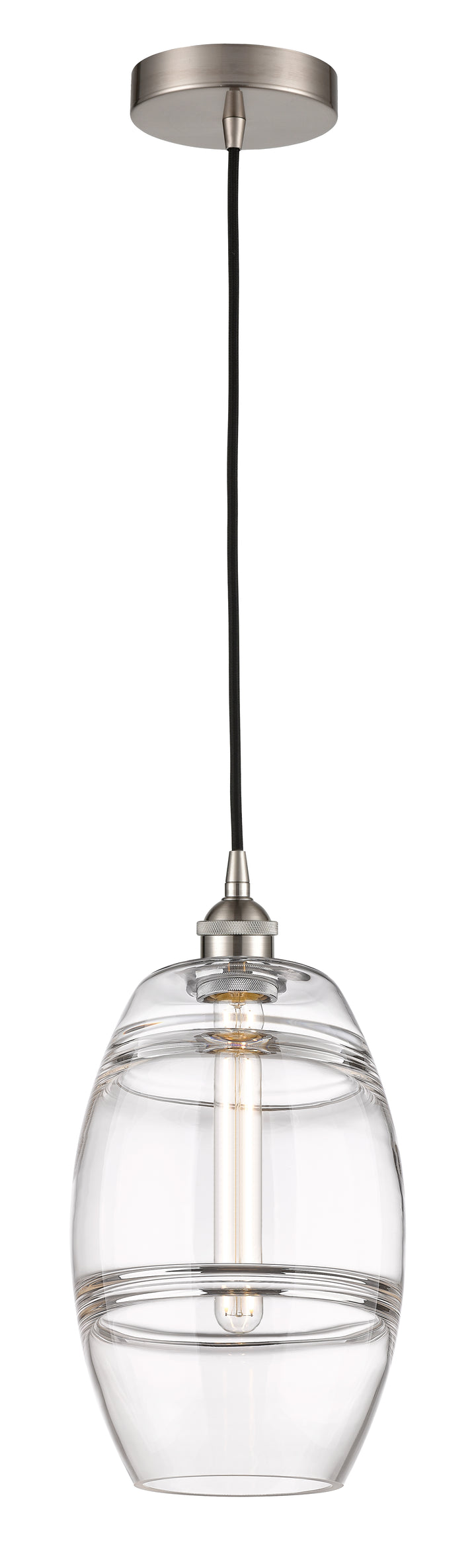 Innovations Lighting Vaz 8" Mini Pendant - Brushed Satin Nickel Mini-Pendants Innovations Lighting   