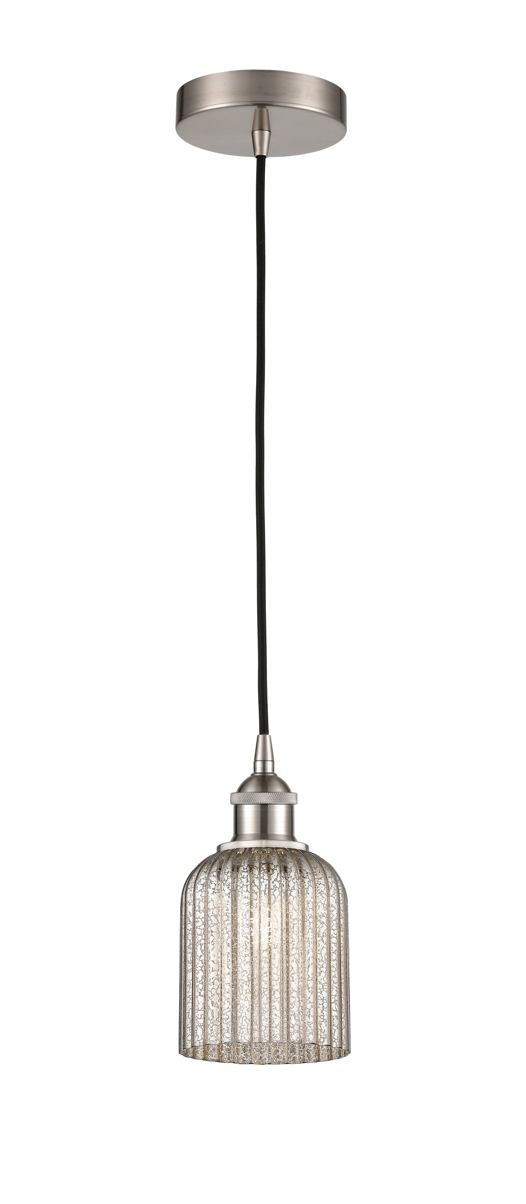 Innovations Lighting Bridal Veil 5" Mini Pendant - Brushed Satin Nickel Mini-Pendants Innovations Lighting   