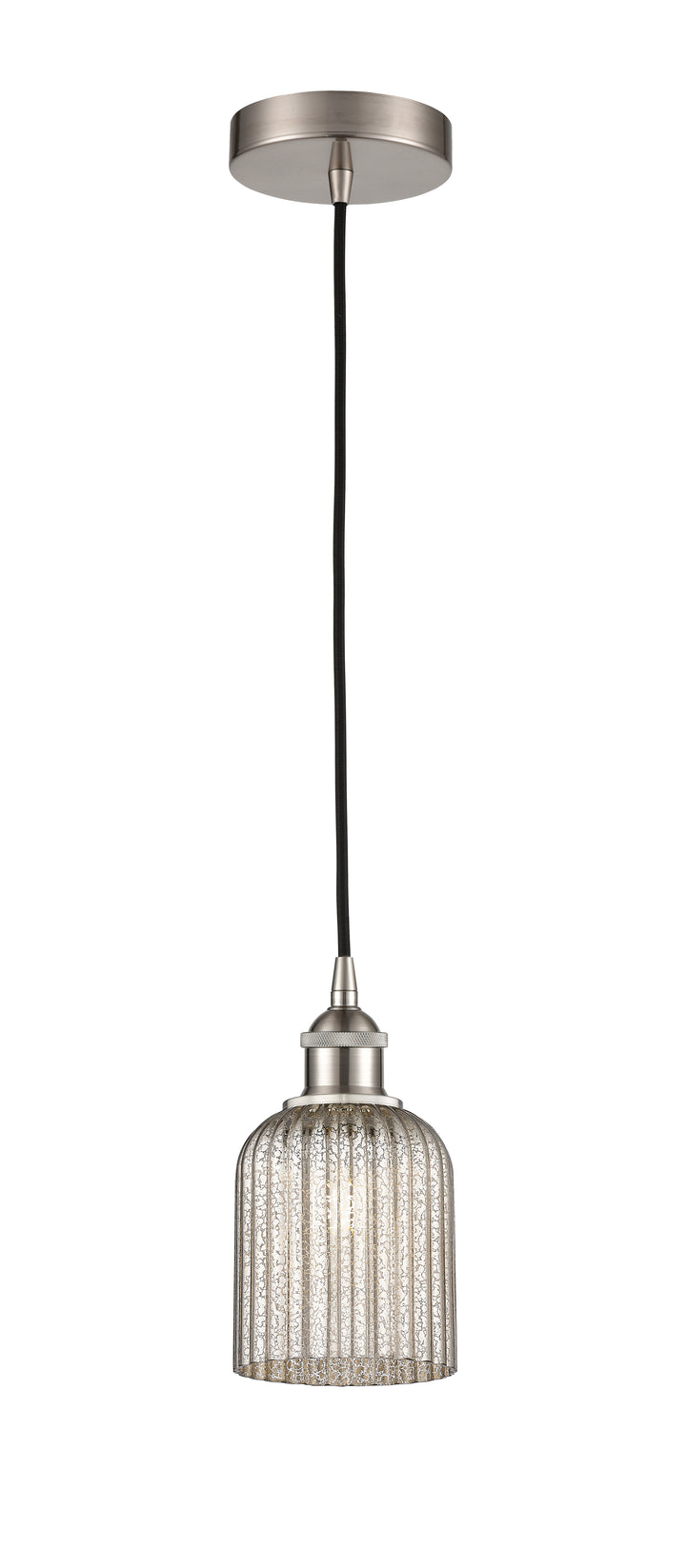 Innovations Lighting Bridal Veil 5" Mini Pendant - Brushed Satin Nickel Mini-Pendants Innovations Lighting   