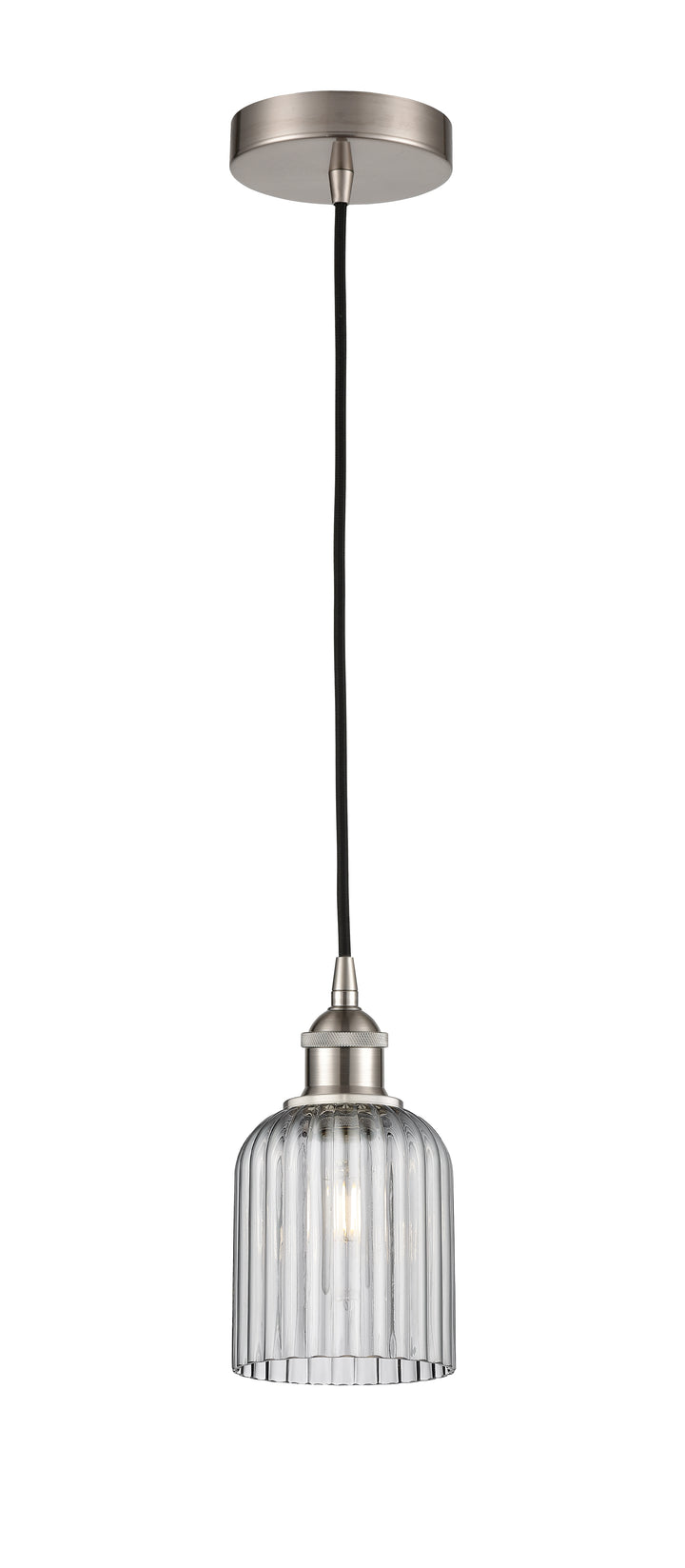 Innovations Lighting Bridal Veil 5" Mini Pendant - Brushed Satin Nickel Mini-Pendants Innovations Lighting   