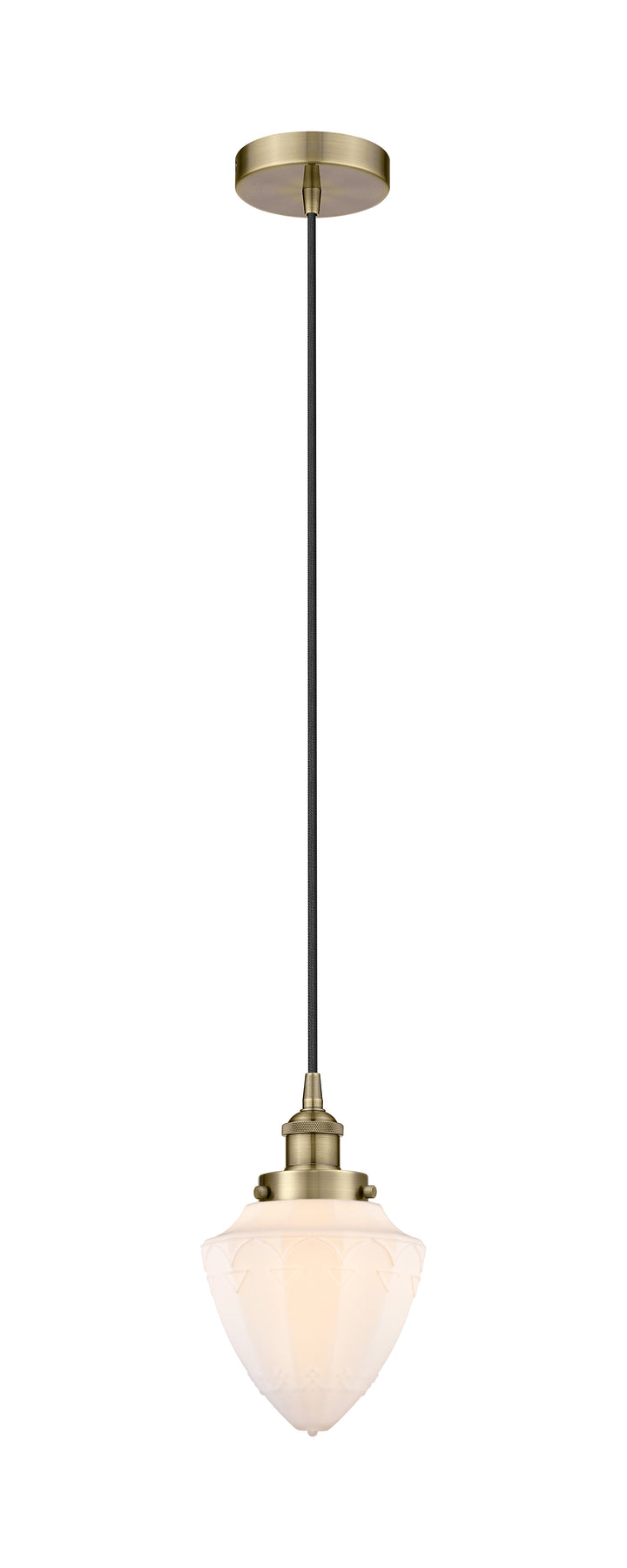 Innovations Lighting Bullet 7" Mini Pendant - Antique Brass