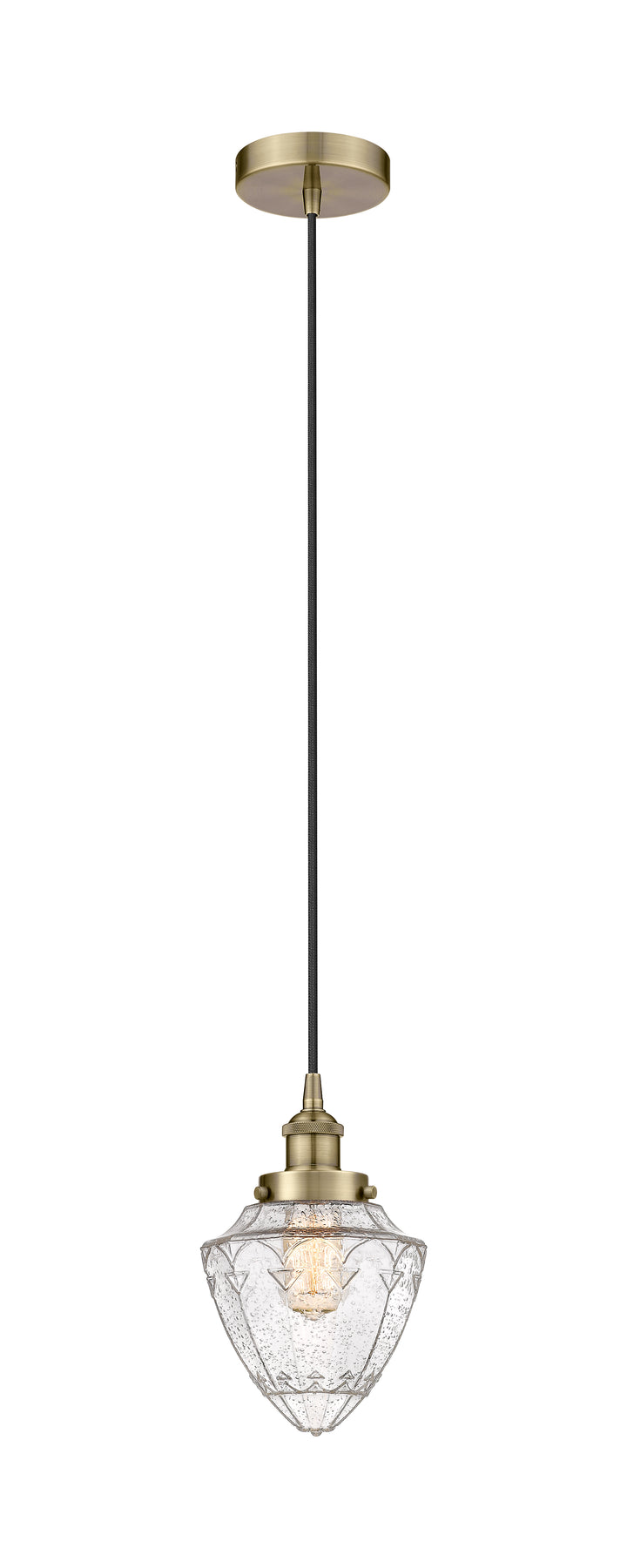 Innovations Lighting Bullet 7" Mini Pendant - Antique Brass