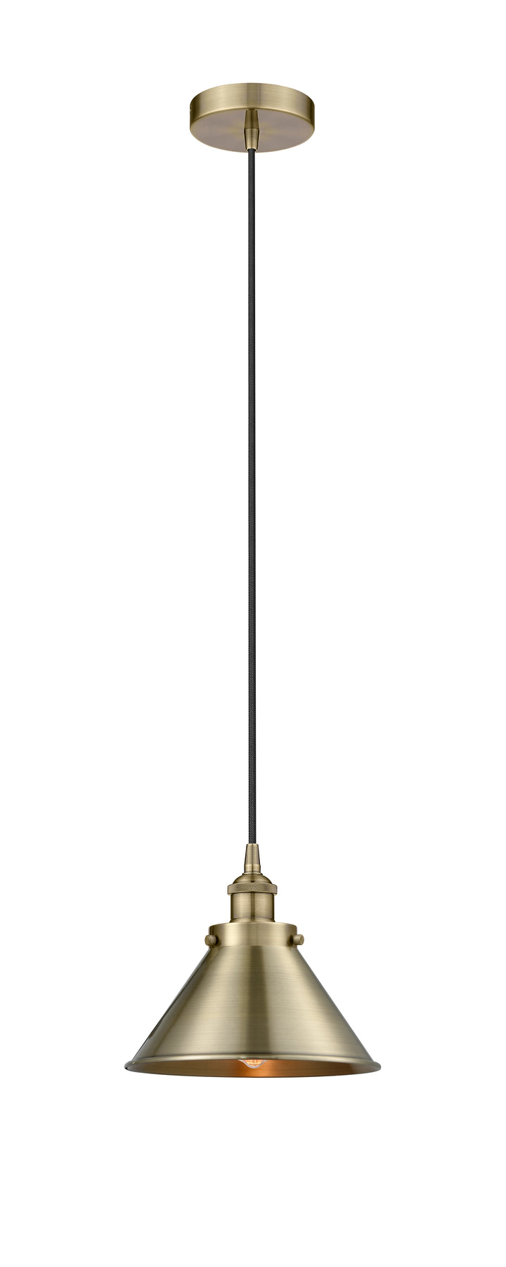 Innovations Lighting Edison 10" Mini Pendant - Antique Brass Mini-Pendants Innovations Lighting Default Title  