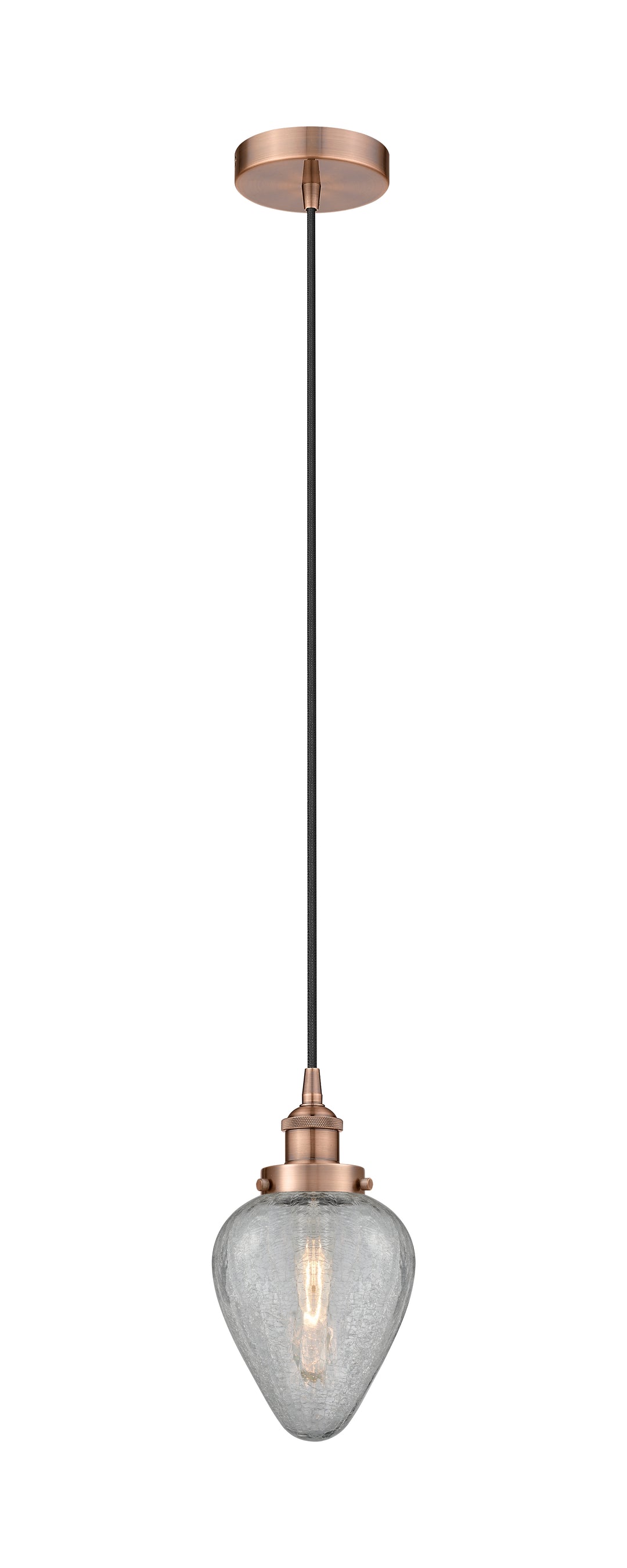 Innovations Lighting Geneseo 6" Mini Pendant - Antique Copper Mini-Pendants Innovations Lighting   