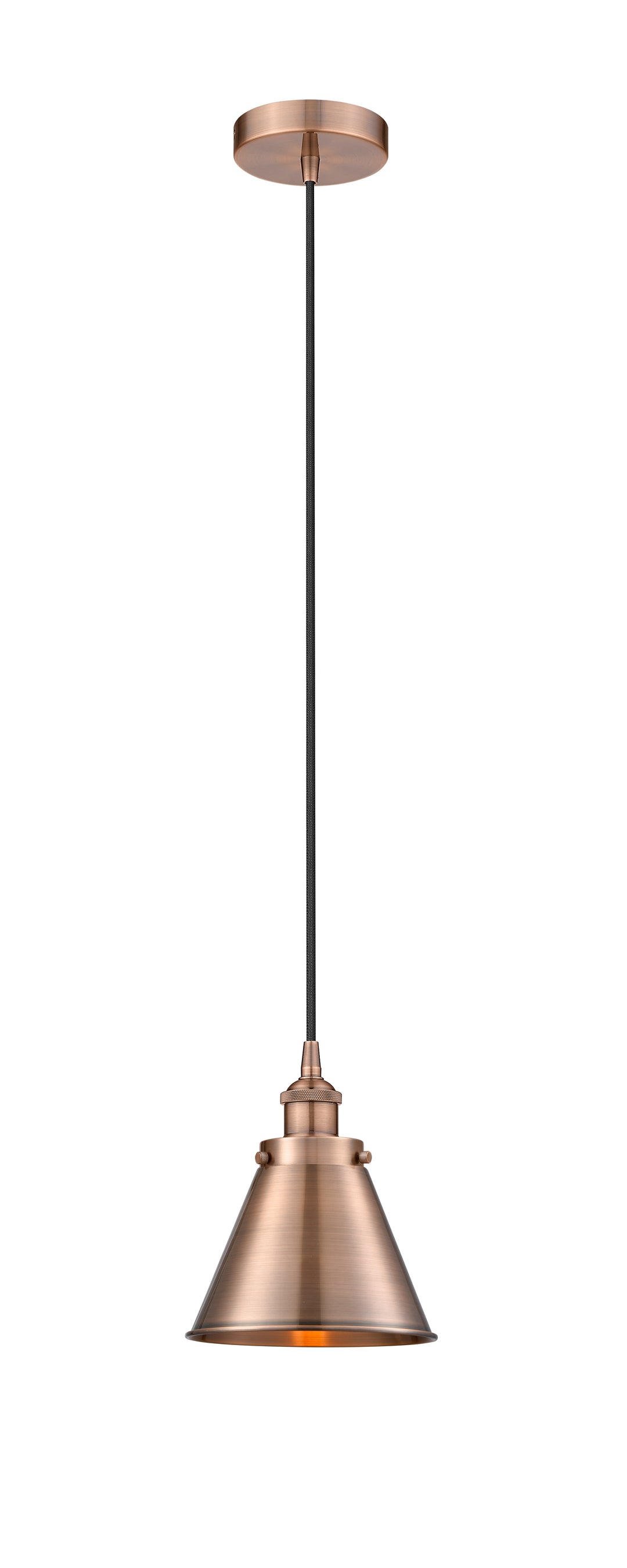 Innovations Lighting Appalachian 8" Mini Pendant - Antique Copper Mini-Pendants Innovations Lighting Default Title  