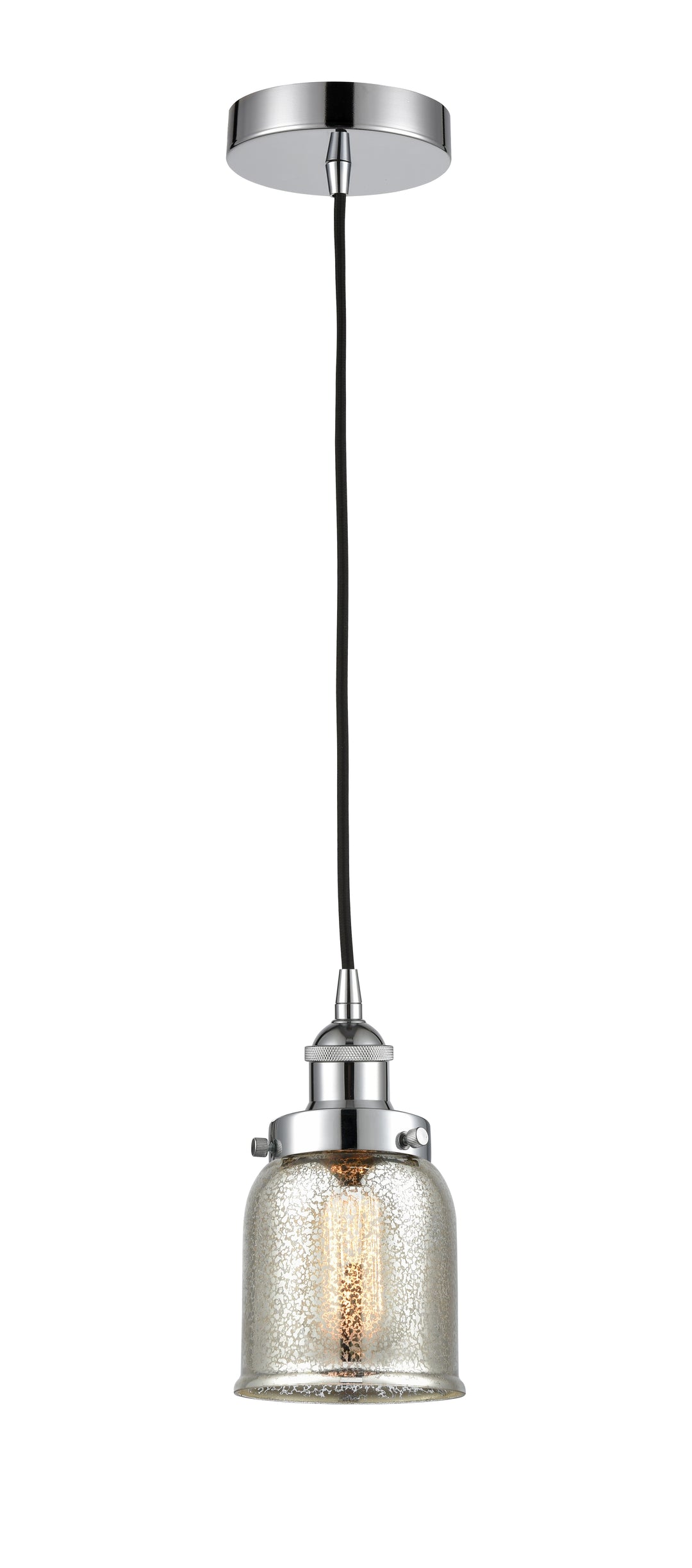 Innovations Lighting Cone 5" Mini Pendant - Polished Chrome Mini-Pendants Innovations Lighting Silver Plated Mercury ; Glass Type: Mercury  