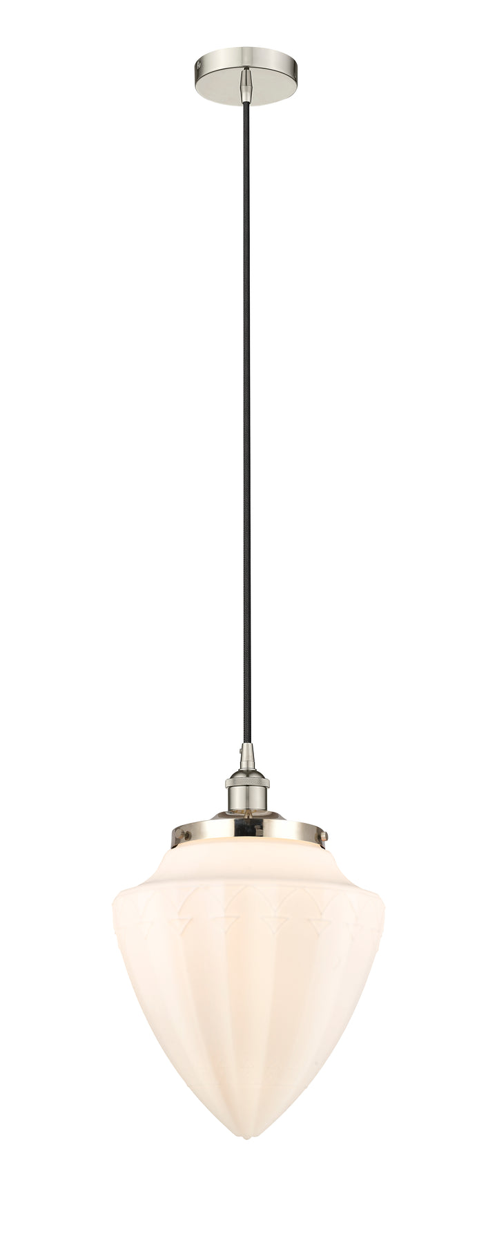 Innovations Lighting Bullet 12" Mini Pendant - Polished Nickel