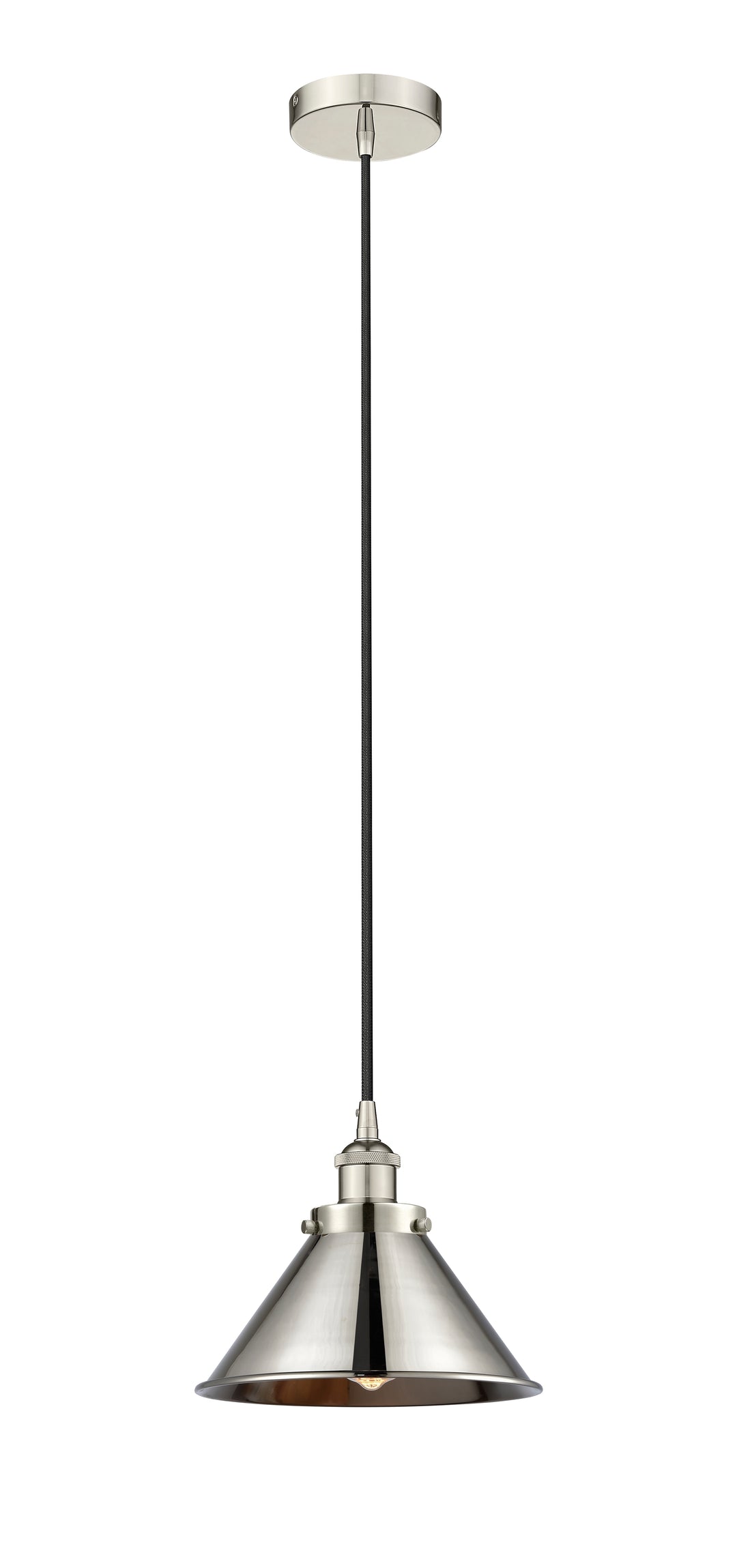 Innovations Lighting Edison 10" Mini Pendant - Polished Nickel