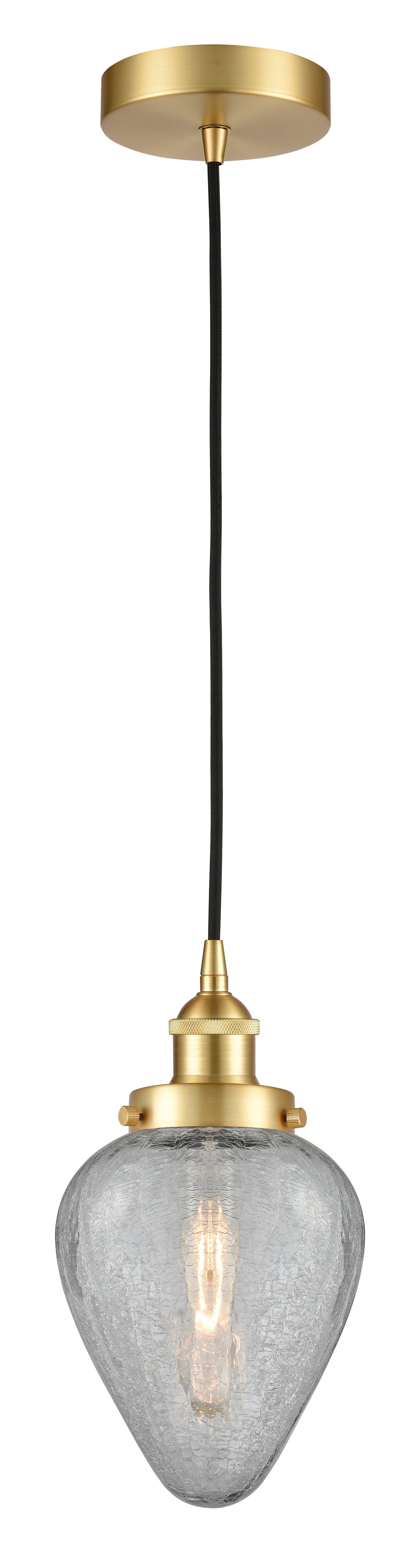 Innovations Lighting Geneseo 6" Mini Pendant - Satin Gold