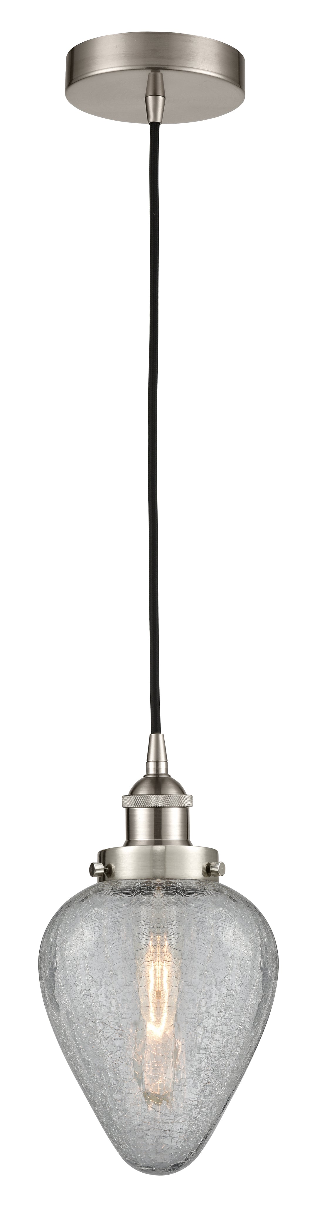 Innovations Lighting Geneseo 6" Mini Pendant - Satin Nickel