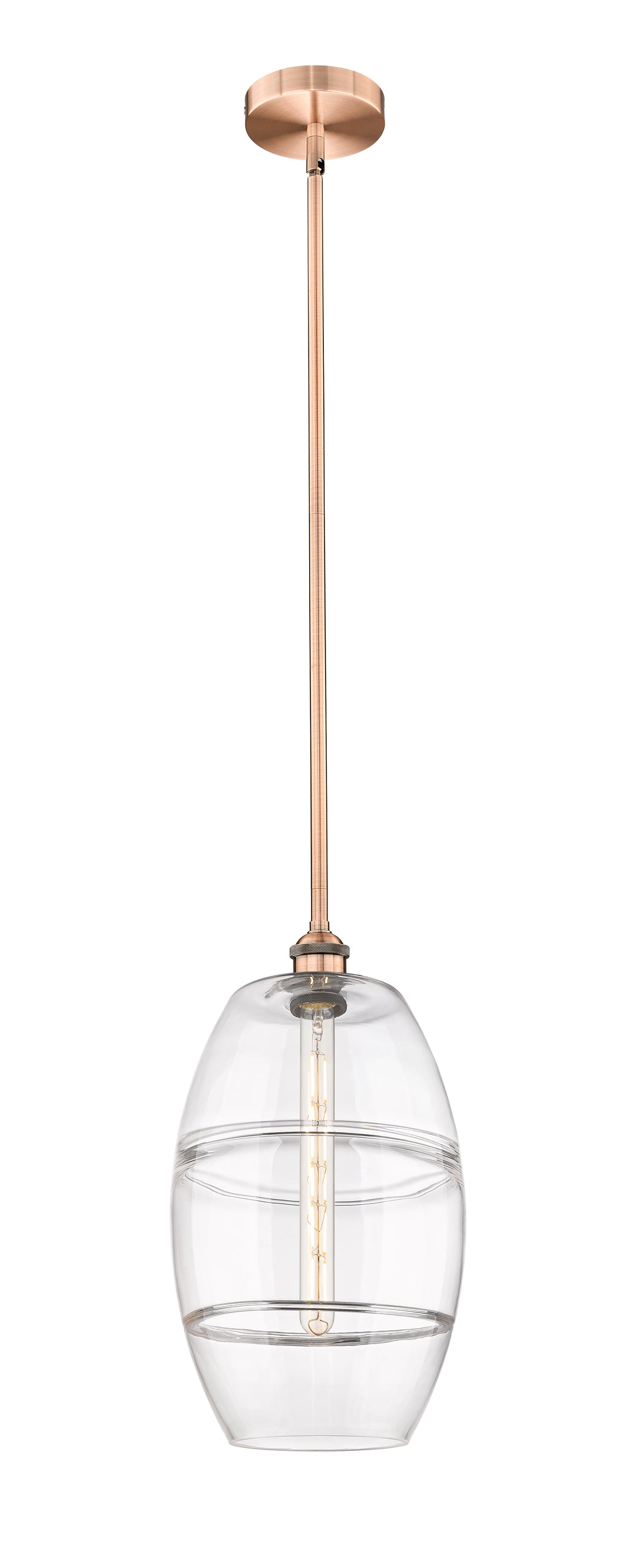 Innovations Lighting Vaz 10" Mini Pendant - Antique Copper