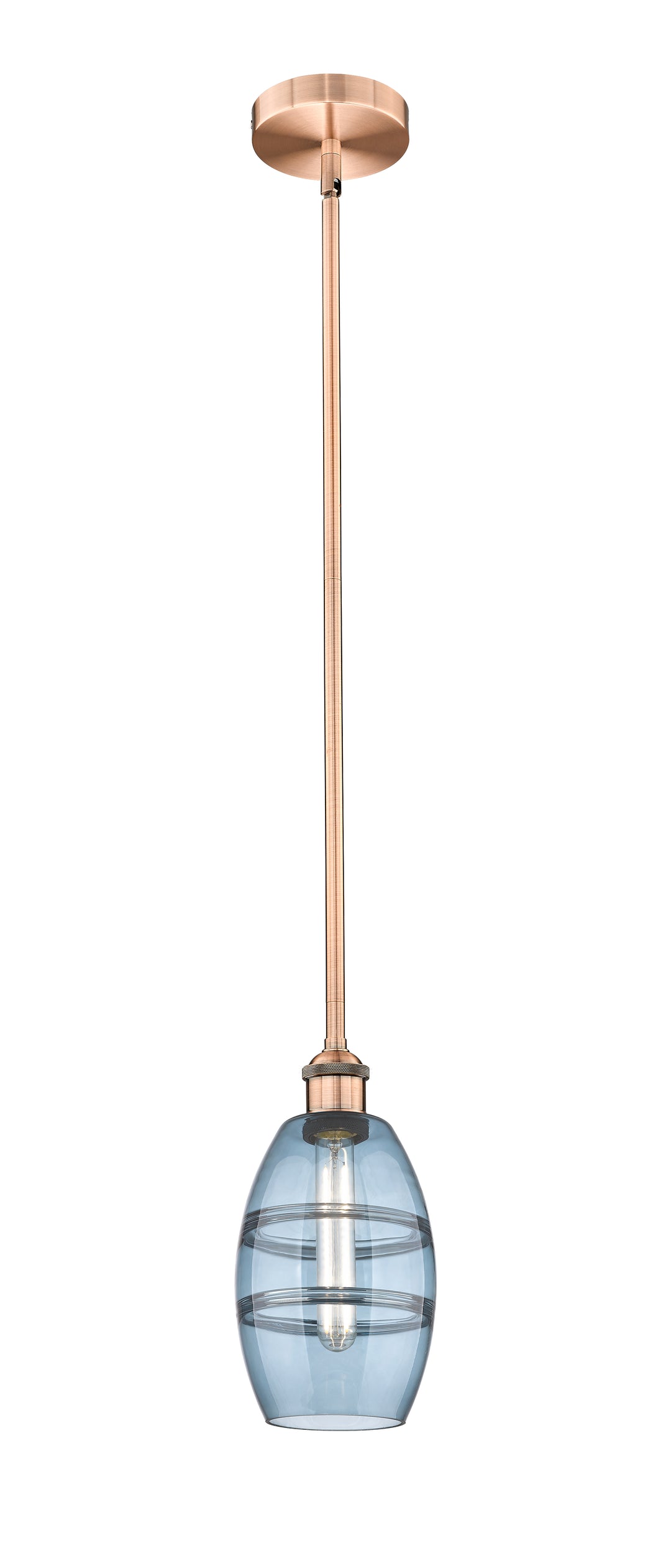 Innovations Lighting Vaz 6" Mini Pendant - Antique Copper