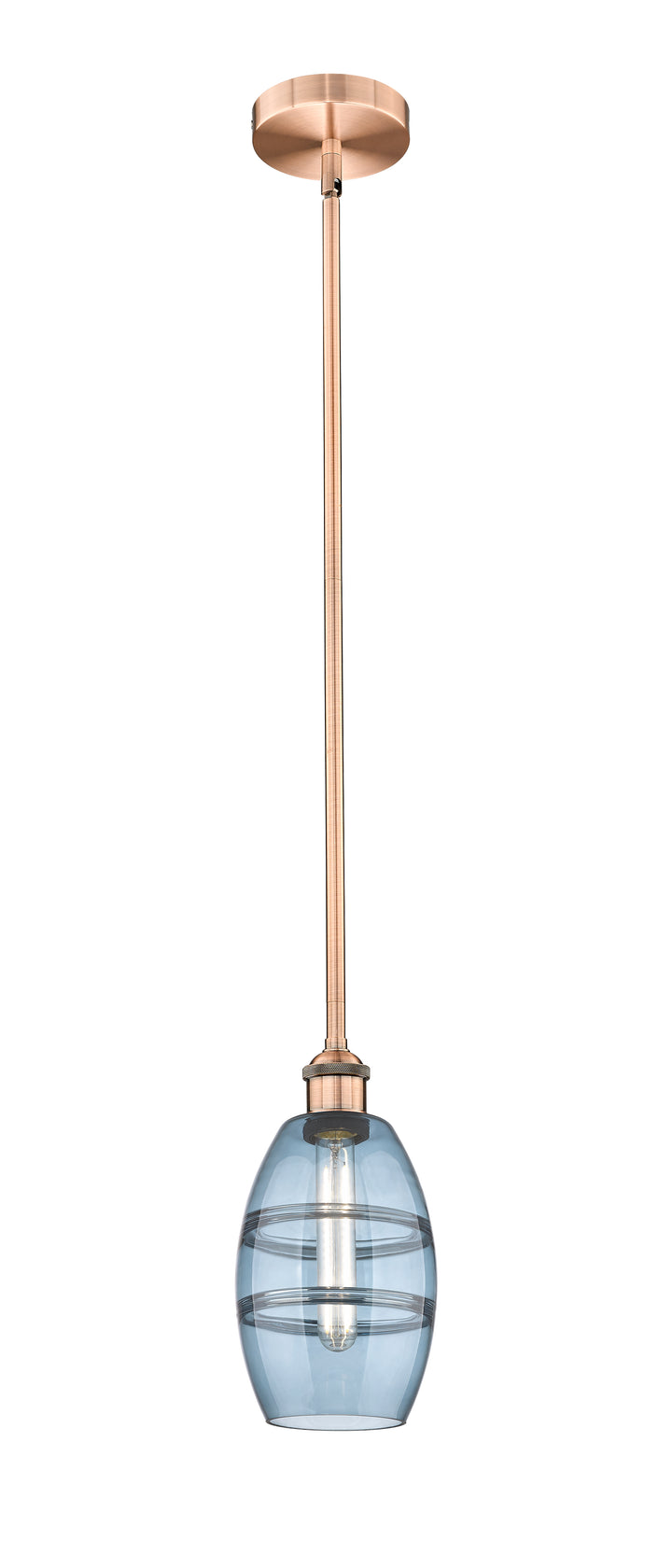 Innovations Lighting Vaz 6" Mini Pendant - Antique Copper