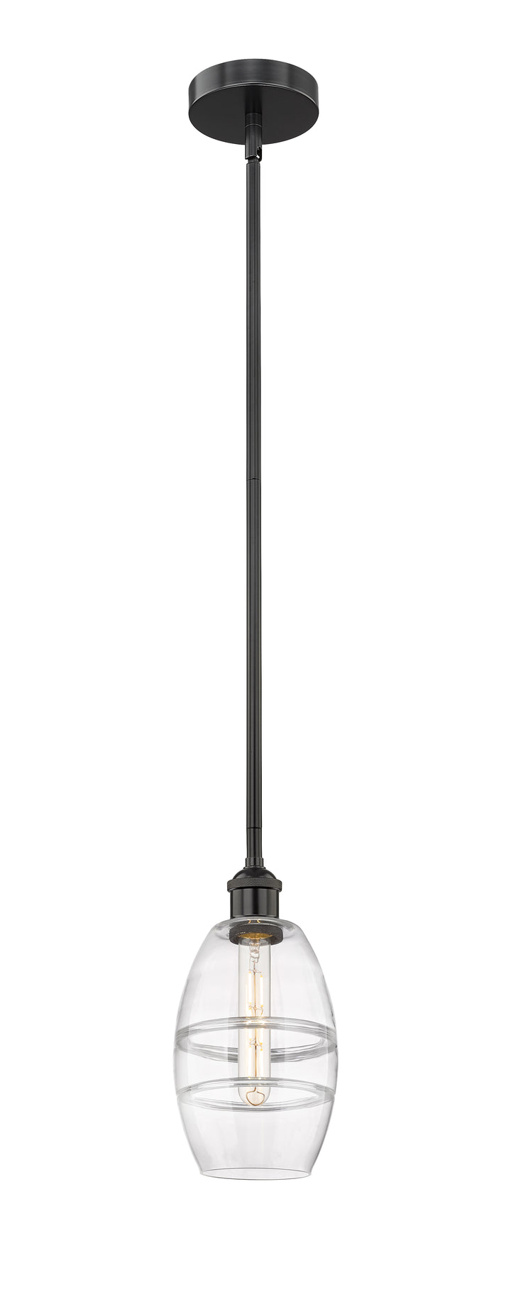 Innovations Lighting Vaz 6" Mini Pendant - Matte Black