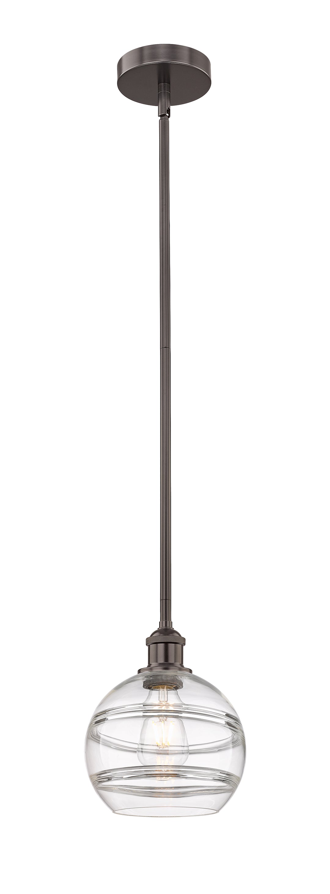 Innovations Lighting Rochester 8" Mini Pendant - Oil Rubbed Bronze