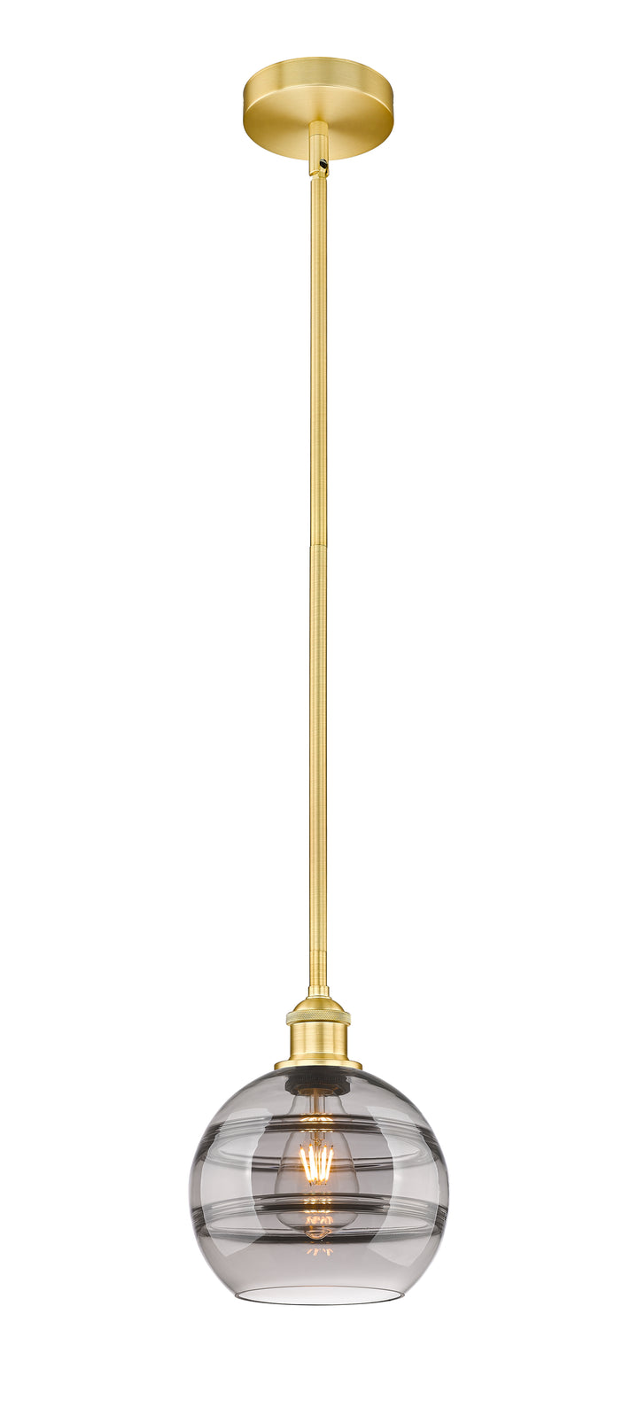 Innovations Lighting Rochester 8" Mini Pendant - Satin Gold