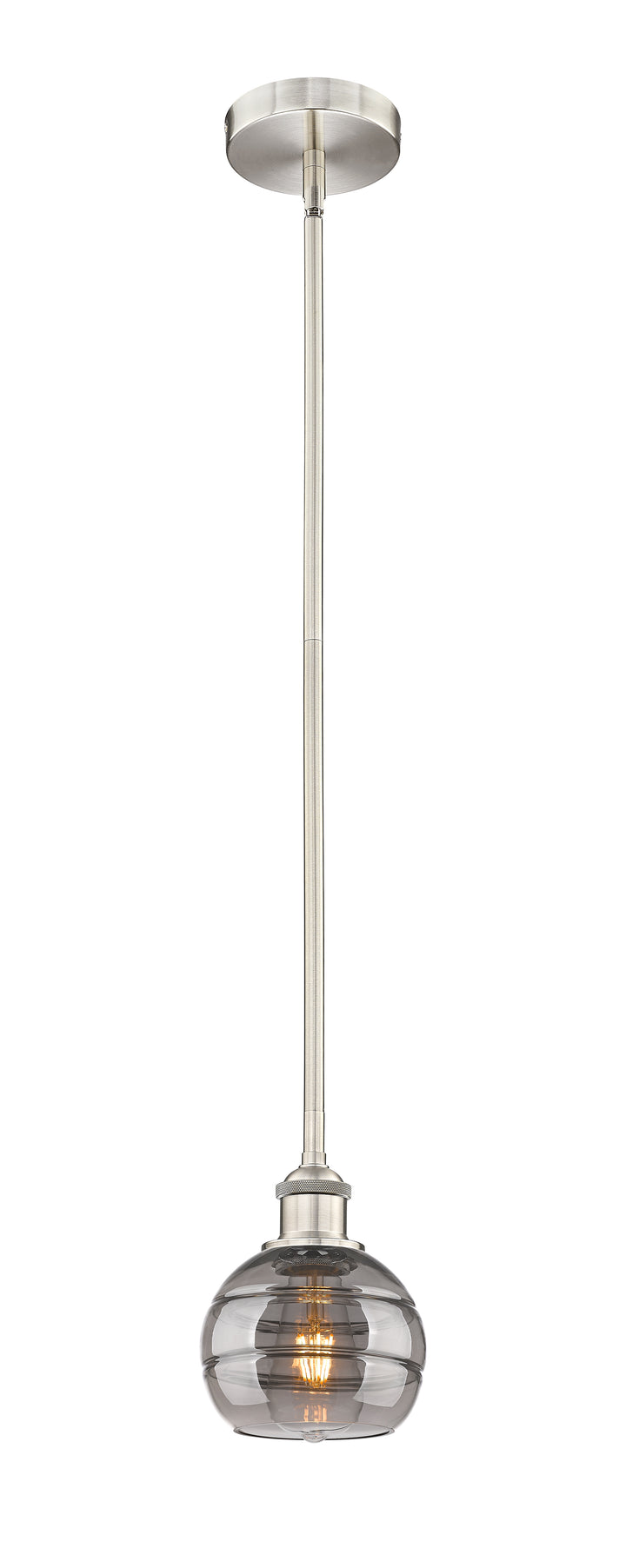 Innovations Lighting Rochester 6" Mini Pendant - Brushed Satin Nickel