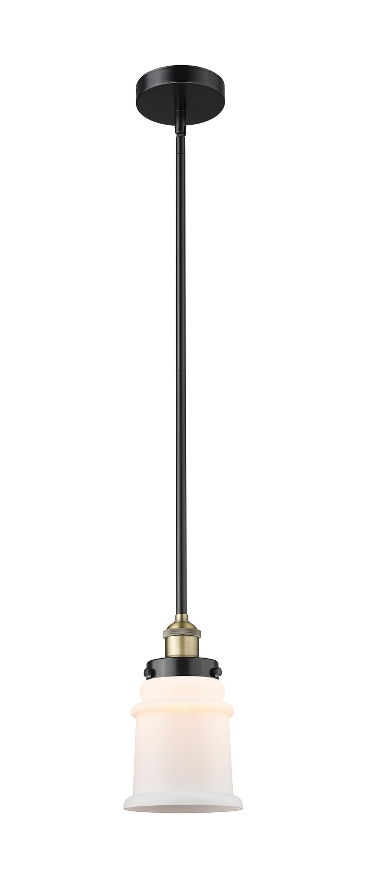 Innovations Lighting Canton 6" Mini Pendant - Black Antique Brass Mini-Pendants Innovations Lighting   