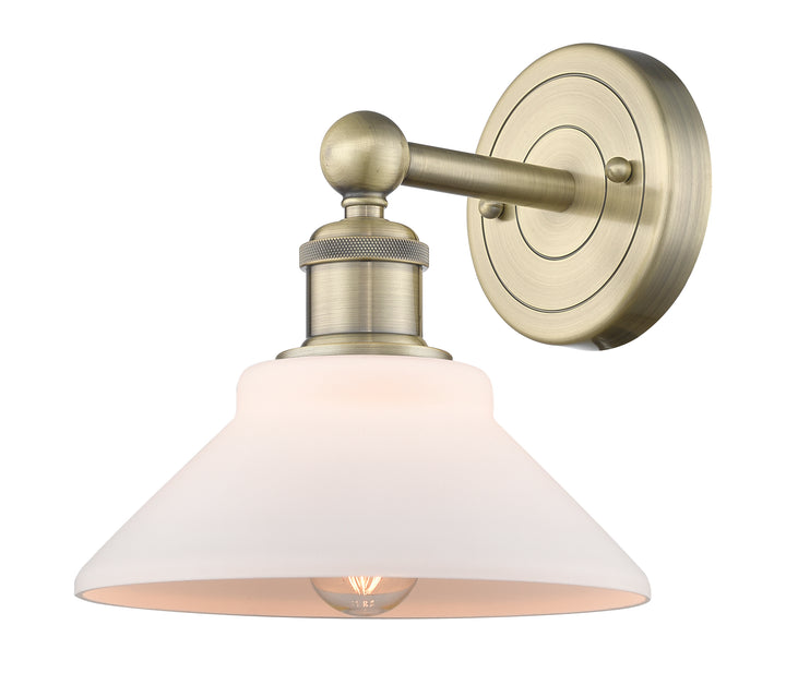 Innovations Lighting Orwell 9" Sconce - Antique Brass Wall Sconces Innovations Lighting Matte White ; Glass Type: White  