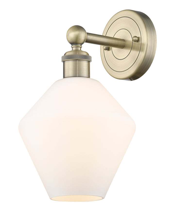 Innovations Lighting Cindyrella 8" Sconce - Antique Brass Wall Sconces Innovations Lighting Cased Matte White ; Glass Type: White  