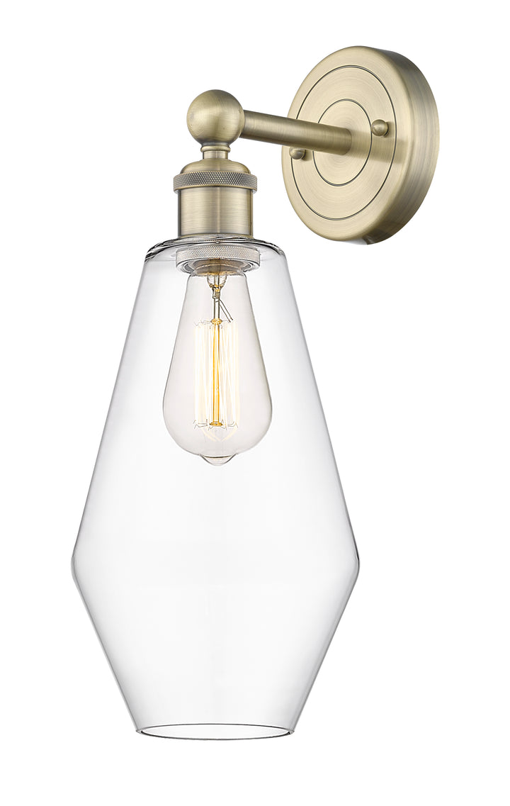 Innovations Lighting Cindyrella 7" Sconce - Antique Brass Wall Sconces Innovations Lighting Clear ; Glass Type: Clear  