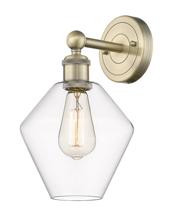 Innovations Lighting Cindyrella 8" Sconce - Antique Brass Wall Sconces Innovations Lighting Clear ; Glass Type: Clear  