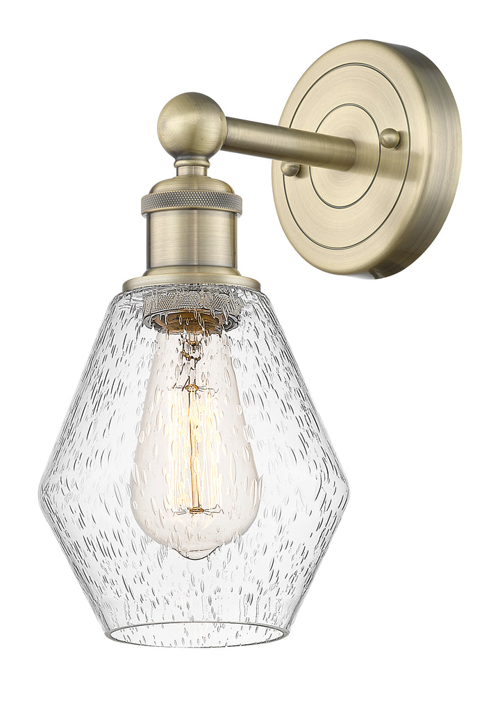 Innovations Lighting Cindyrella 6" Sconce - Antique Brass Wall Sconces Innovations Lighting Seedy ; Glass Type: Seeded  