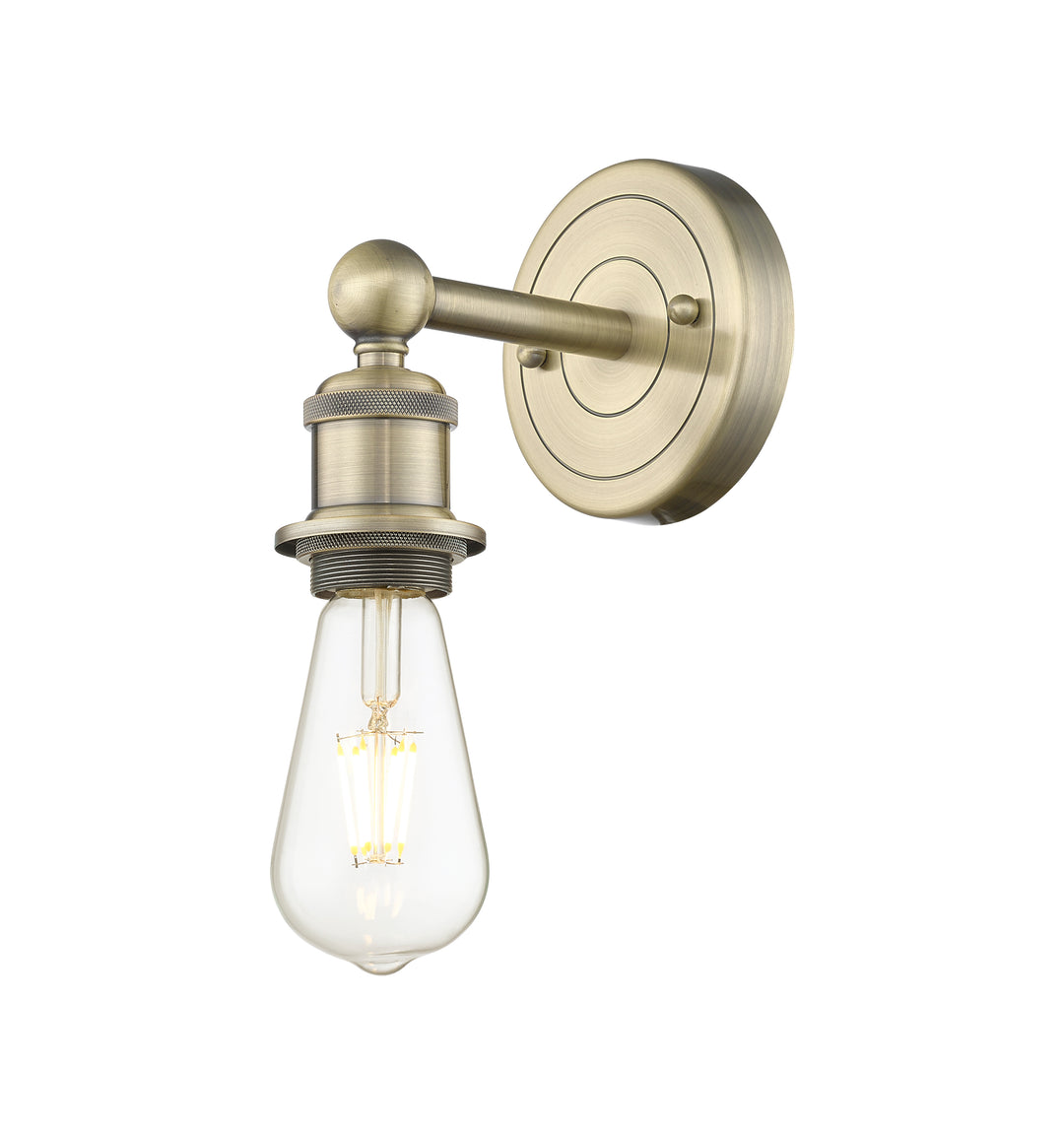 Innovations Lighting Edison Sconce Wall Sconces Innovations Lighting Antique Brass  