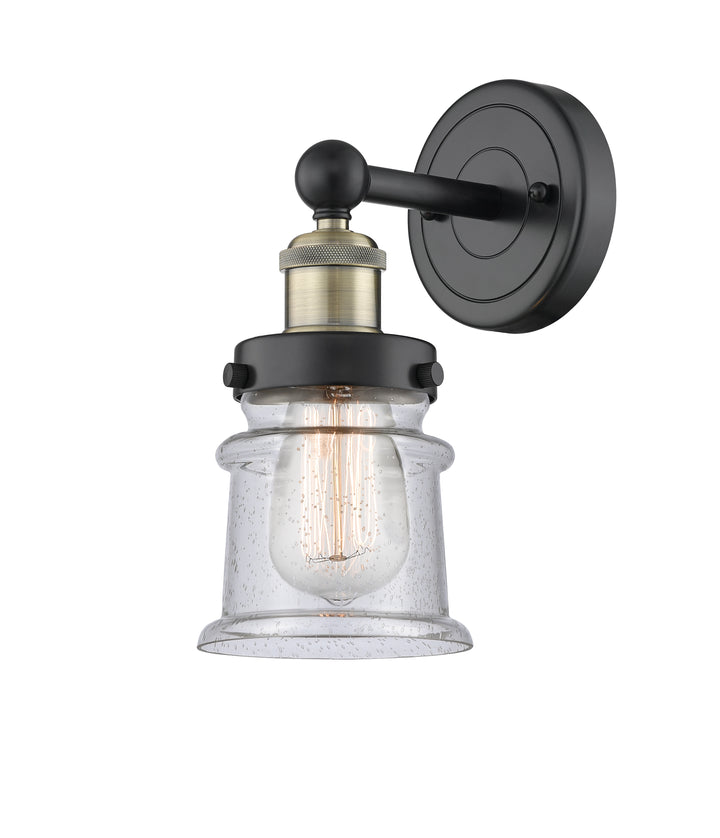 Innovations Lighting Canton 5" Sconce - Black Antique Brass Wall Sconces Innovations Lighting   