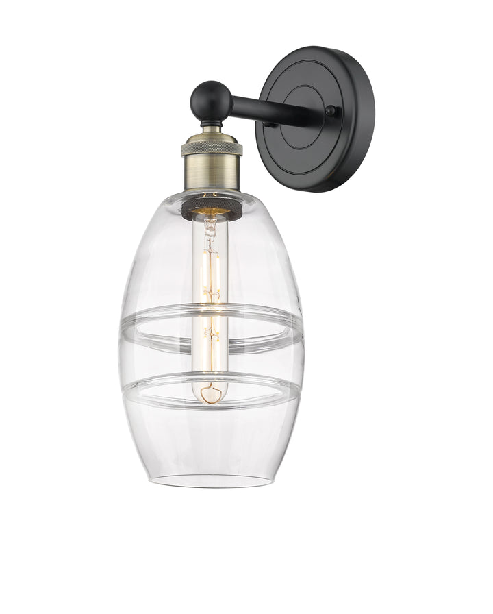 Innovations Lighting Vaz 6" Sconce - Black Antique Brass