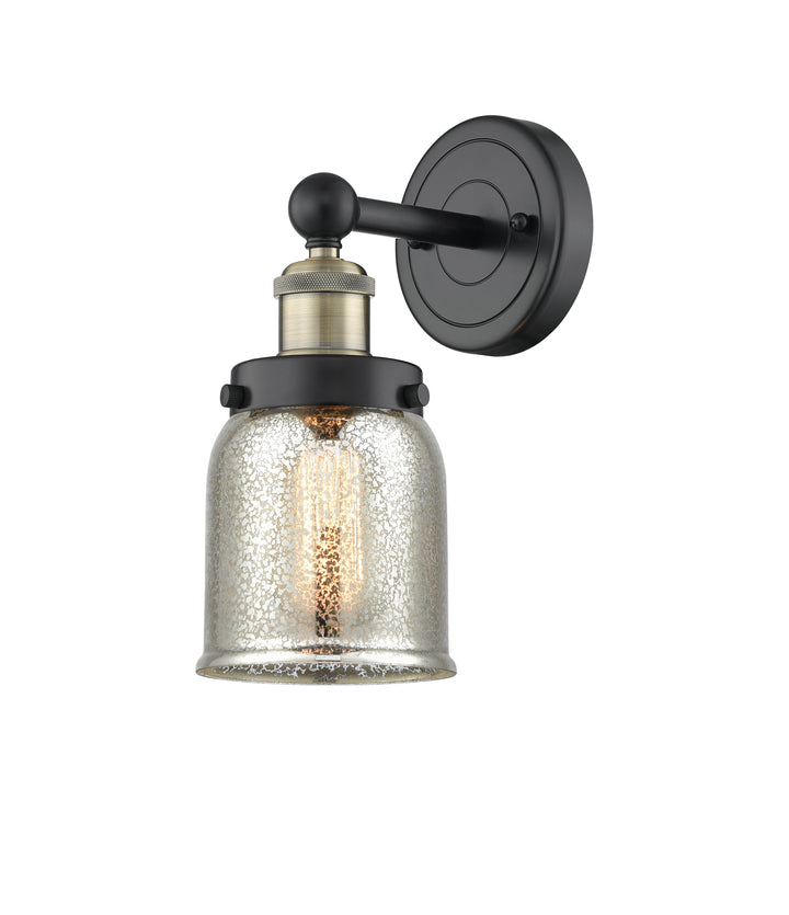 Innovations Lighting Bell 5" Sconce - Black Antique Brass Wall Sconces Innovations Lighting Silver Plated Mercury ; Glass Type: Mercury  