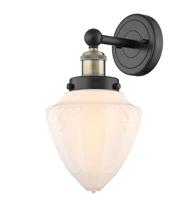 Innovations Lighting Bullet 7" Sconce - Black Antique Brass