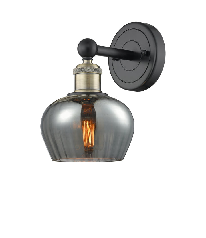 Innovations Lighting Fenton 6.5" Sconce - Black Antique Brass