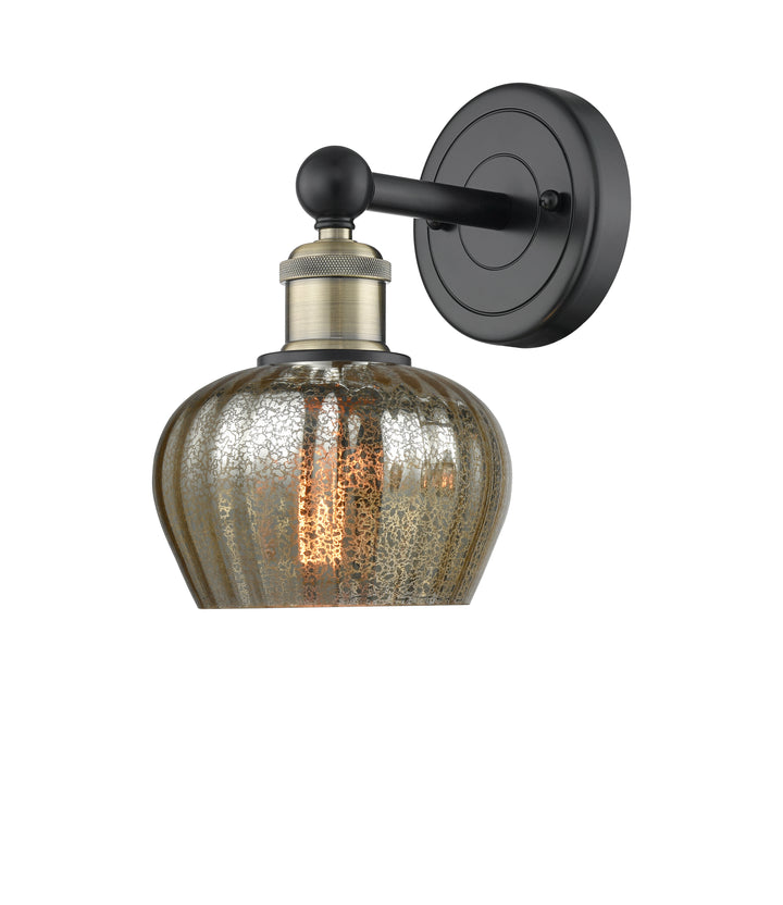 Innovations Lighting Fenton 6.5" Sconce - Black Antique Brass