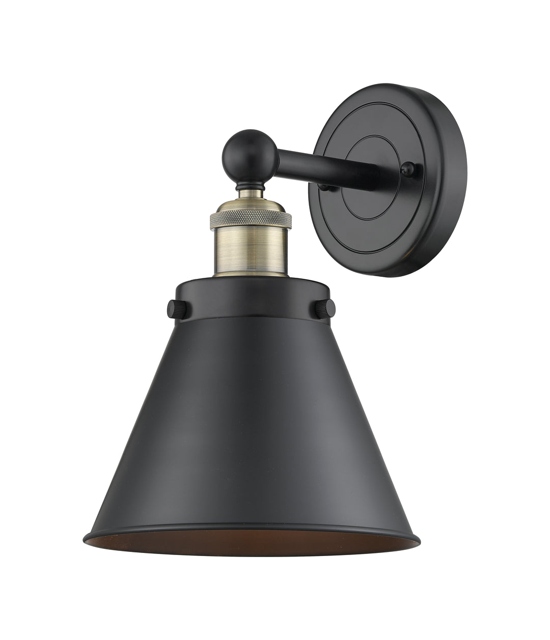 Innovations Lighting Appalachian 8" Sconce Wall Sconces Innovations Lighting Black Antique Brass  