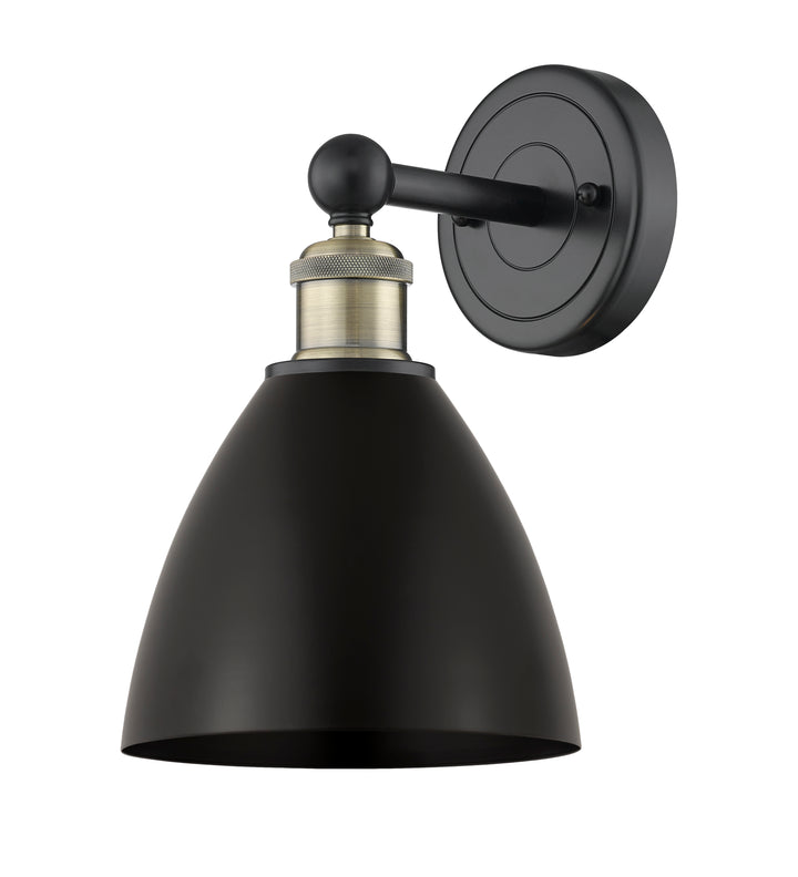 Innovations Lighting Bristol 7.5" Sconce - Black Antique Brass Wall Sconces Innovations Lighting Default Title  