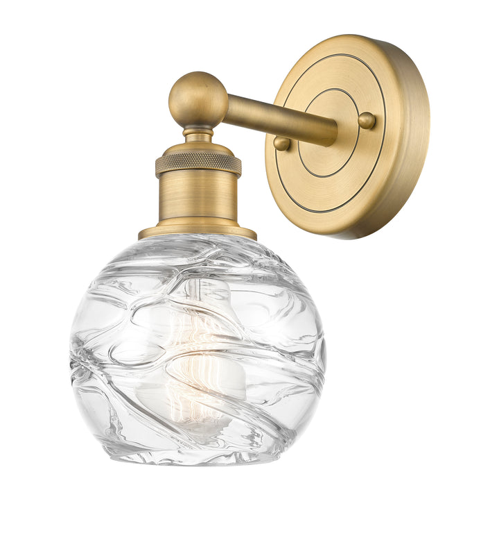 Innovations Lighting Athens Deco Swirl 6" Sconce - Brushed Brass