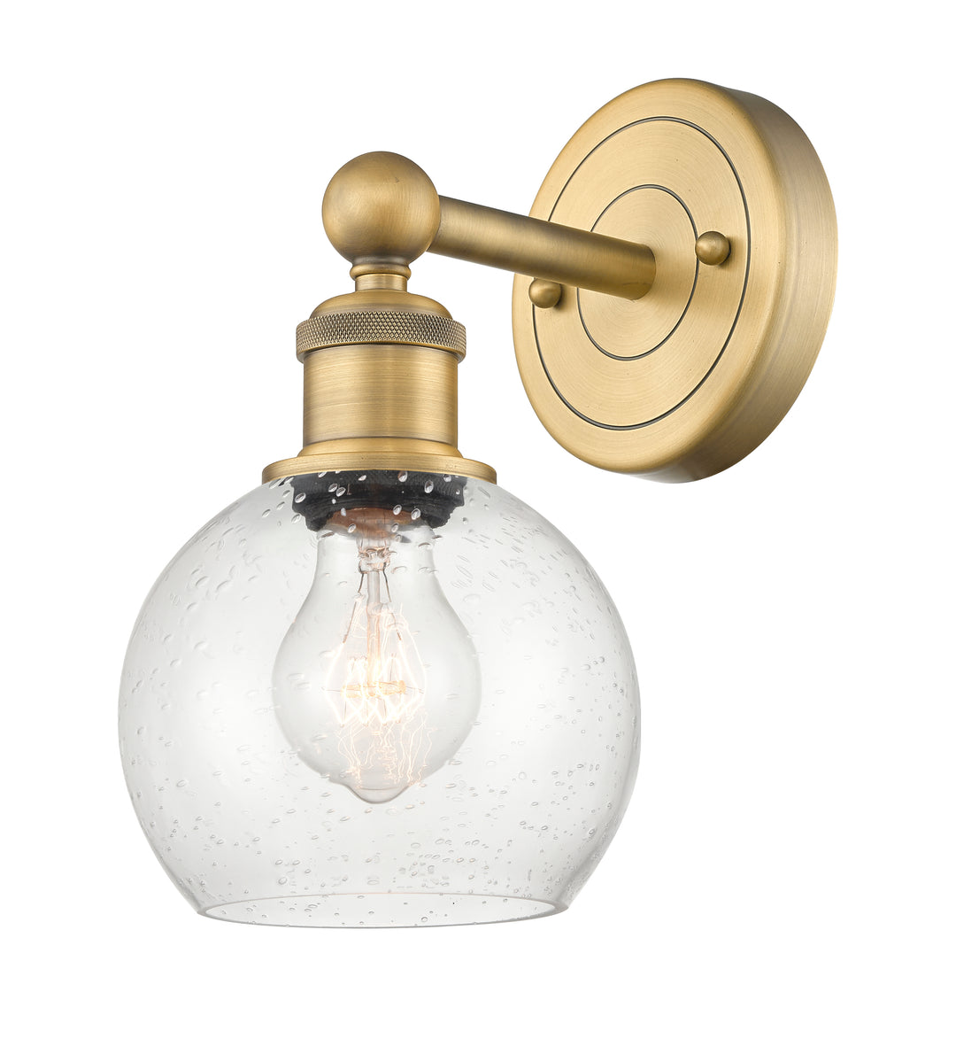 Innovations Lighting Athens 6" Sconce - Brushed Brass