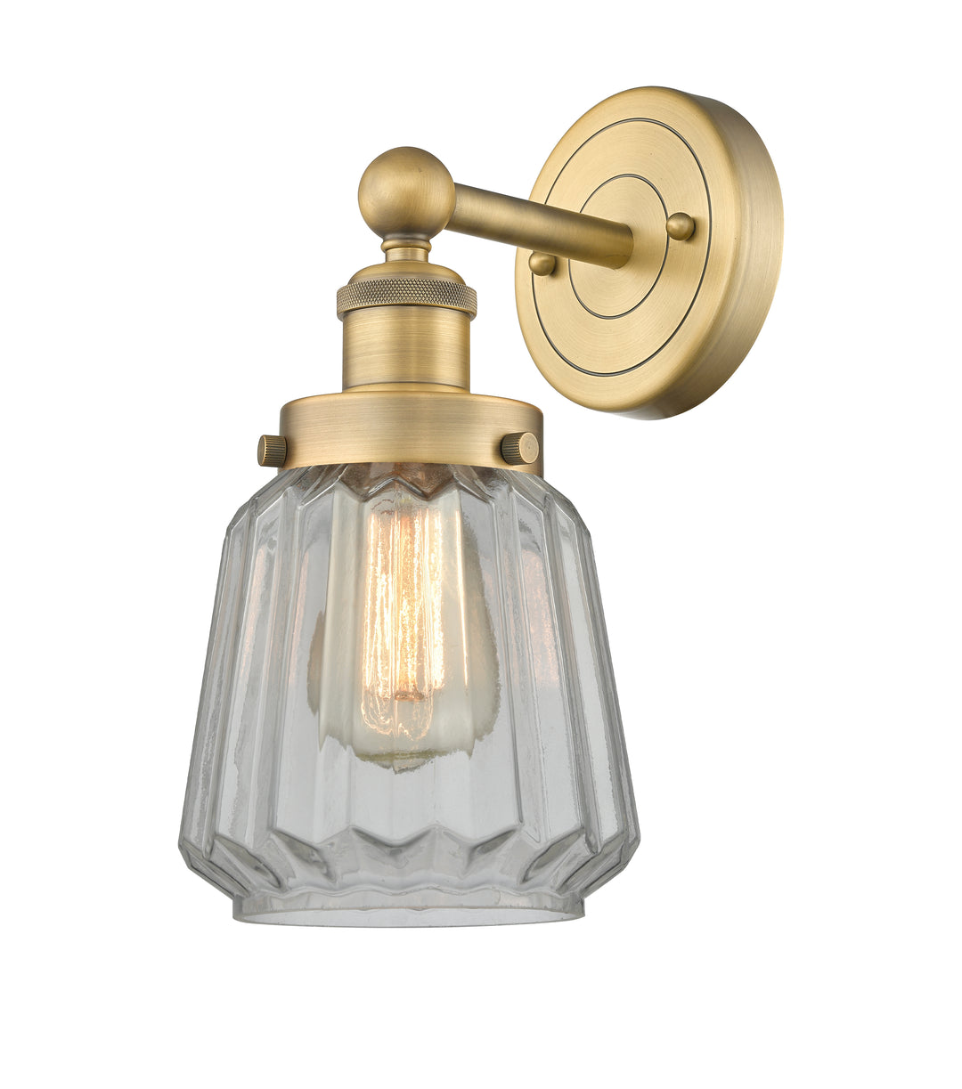 Innovations Lighting Chatham 6" Sconce - Brushed Brass Wall Sconces Innovations Lighting   