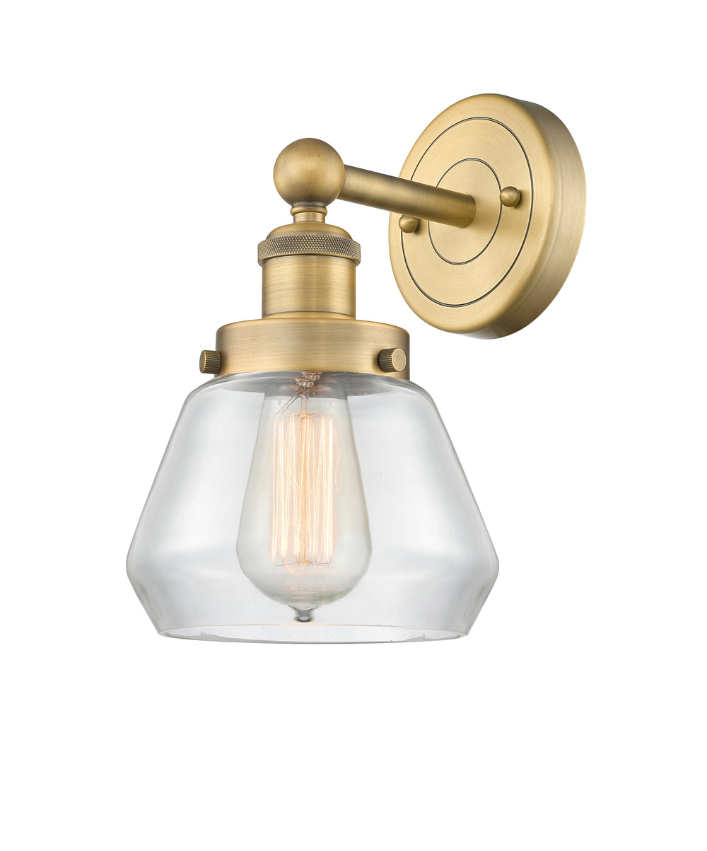 Innovations Lighting Fulton 7" Sconce - Brushed Brass