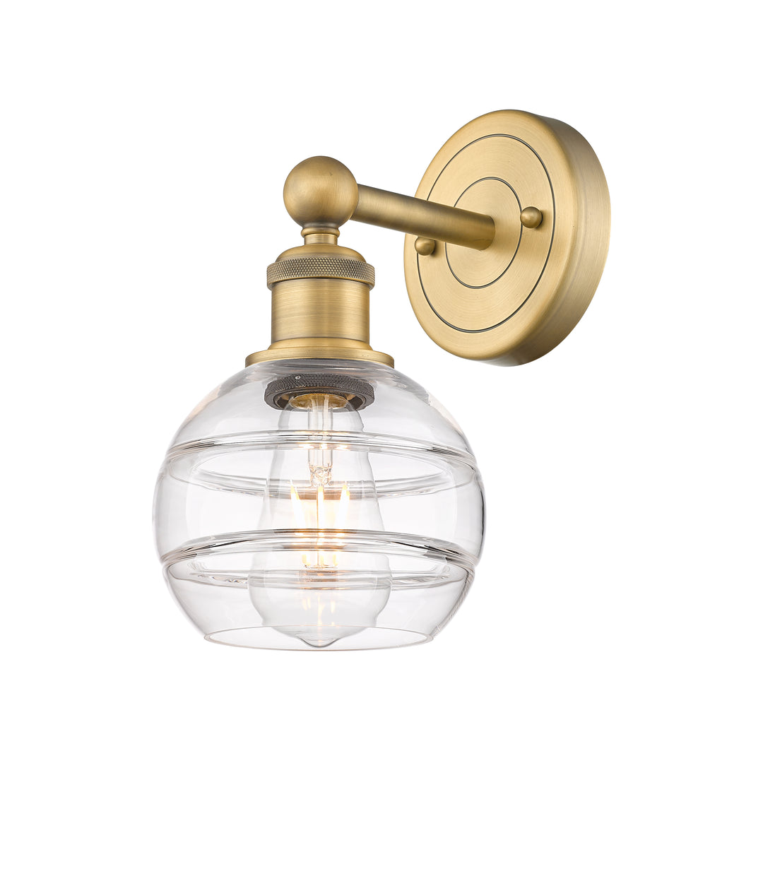 Innovations Lighting Rochester 6" Sconce - Brushed Brass