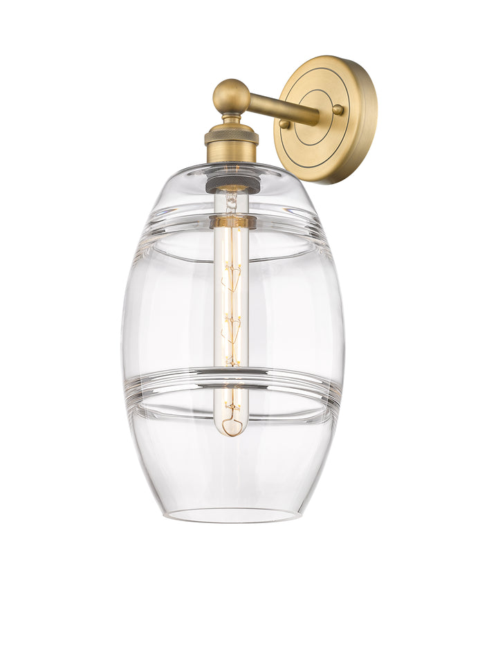 Innovations Lighting Vaz 8" Sconce - Brushed Brass Wall Sconces Innovations Lighting Clear ; Glass Type: Clear  