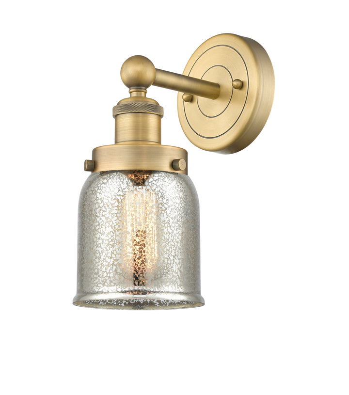 Innovations Lighting Bell 5" Sconce - Brushed Brass Wall Sconces Innovations Lighting Silver Plated Mercury ; Glass Type: Mercury  