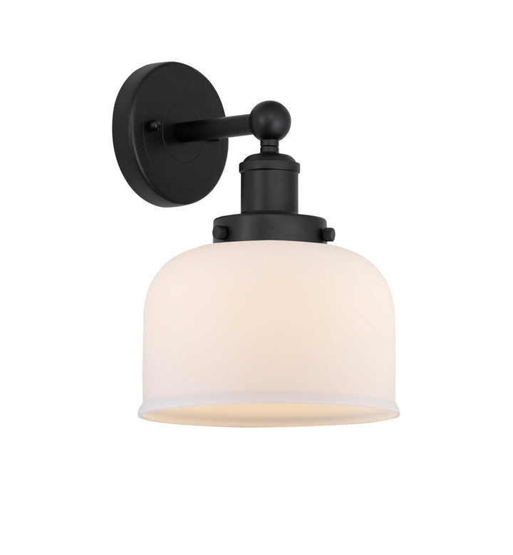 Innovations Lighting Bell 8" Sconce - Matte Black Wall Sconces Innovations Lighting Matte White ; Glass Type: Frosted  