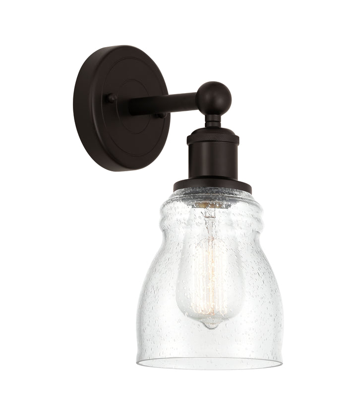 Innovations Lighting Ellery 5" Sconce - Oil Rubbed Bronze Wall Sconces Innovations Lighting Seedy ; Glass Type: Seeded  