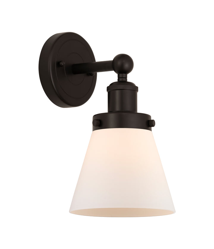 Innovations Lighting Cone 6" Sconce - Oil Rubbed Bronze Wall Sconces Innovations Lighting Matte White ; Glass Type: Frosted  