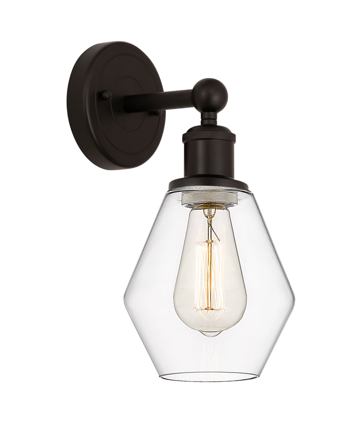 Innovations Lighting Cindyrella 6" Sconce - Oil Rubbed Bronze Wall Sconces Innovations Lighting Clear ; Glass Type: Clear  