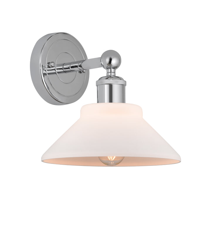 Innovations Lighting Orwell 9" Sconce - Polished Chrome Wall Sconces Innovations Lighting Matte White ; Glass Type: White  