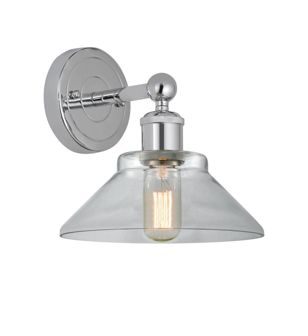 Innovations Lighting Orwell 9" Sconce - Polished Chrome Wall Sconces Innovations Lighting Clear ; Glass Type: Clear  