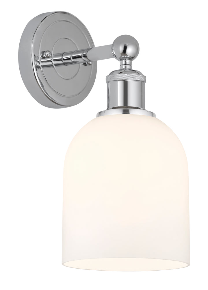 Innovations Lighting Bella 6" Sconce - Polished Chrome Wall Sconces Innovations Lighting White ; Glass Type: White  